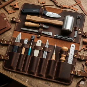 12 Pockets Tools Roll Handcrafted